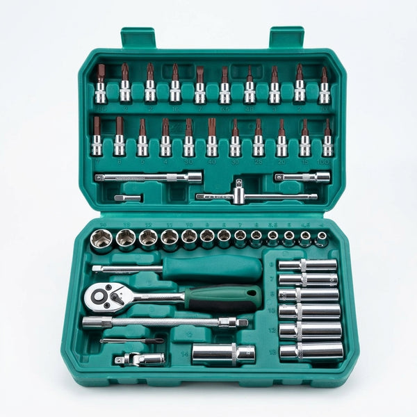 1/4 inch Socket Set - 53 Piece– Comprehensive Mini Tool Kit