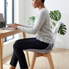 Transparent Acrylic Chair with Solid Wood