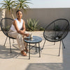 3 Piece Outdoor Acapulco Chairs Set