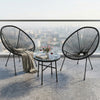 3 Piece Outdoor Acapulco Chairs Set
