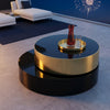 Polished Swivel Adjusting Coffee Table