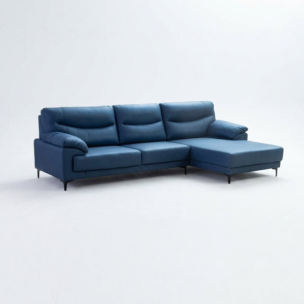 Nebula L-Shaped Leather Sofa with Premium Comfort and Style