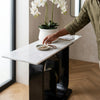 Golden & White Marble Console Table