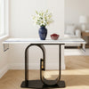 Golden & White Marble Console Table