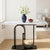Golden & White Marble Console Table