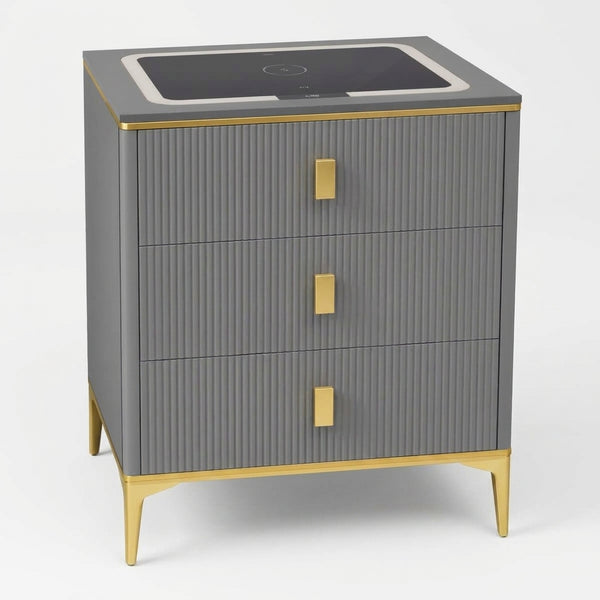 Modern Wireless Charging Nightstand
