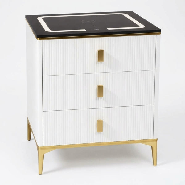 Modern Wireless Charging Nightstand