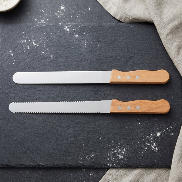 Professional Bread Knife & Cake Slicer Set