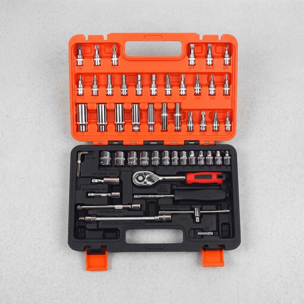 53 Pieces Portable Socket Wrench Set