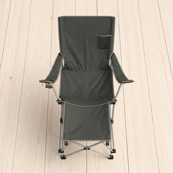 Folding Camping Lounge Chair With Footrest