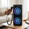 LED Bluetooth Karaoke Speaker with Microphone