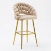 Bubble Upholstered Stool for Home Living