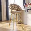 Bubble Upholstered Stool for Home Living