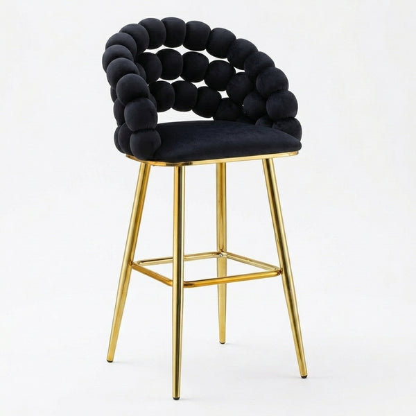 Bubble Upholstered Stool for Home Living