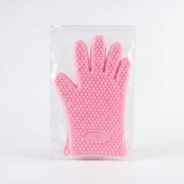 Silicone Kitchen Oven Mitts Heat Resistant Gloves