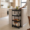 Household Shelf Cart Storage Rack Floor Trolley