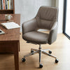 Off White Ergonomic Middle Back Office Chair