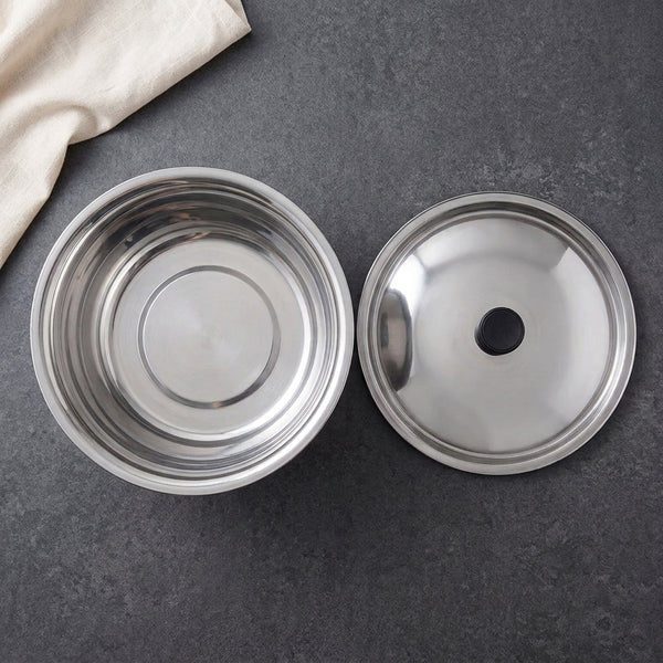 Stainless Steel Wash Basin with Lid