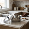 Stainless Steel Wash Basin with Lid