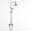 Round Shower Head with Offset Handle Set
