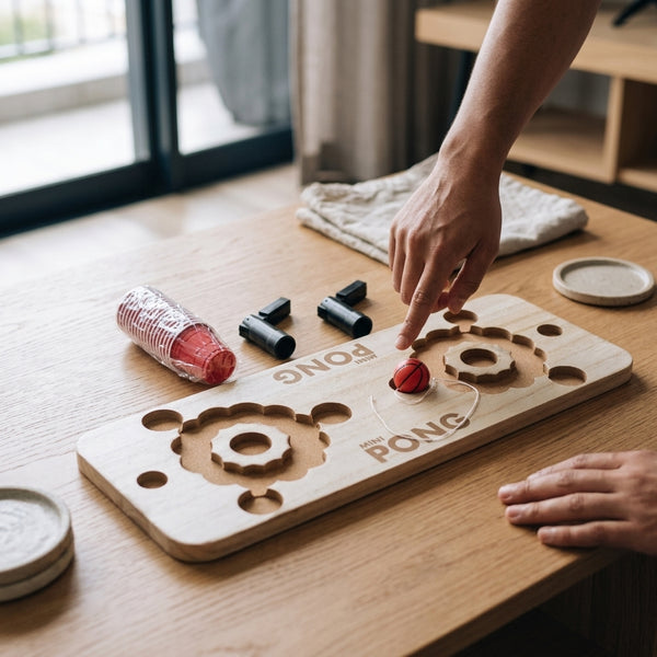 Indoor Tabletop Beer Pong Table