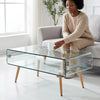 Tempered Glass Coffee Table for Home Living