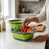 Collapsible Silicone Colander with Handles