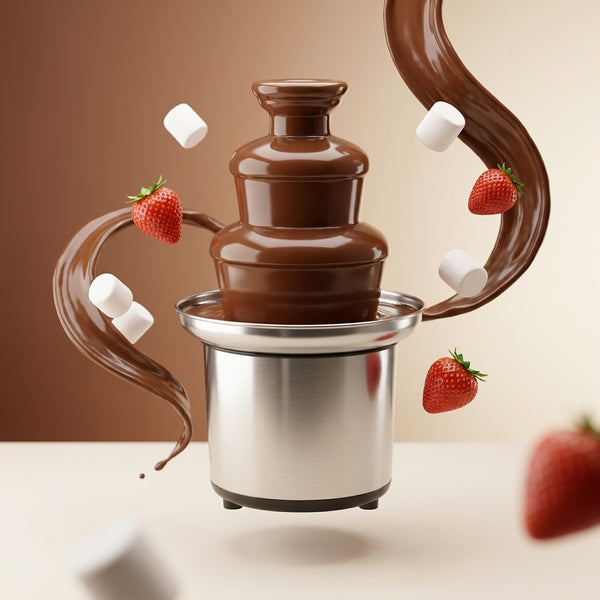Stainless Steel 2 Tier Chocolate Fountain