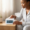 Smart Digital LCD Desk Clock with Temperature Display
