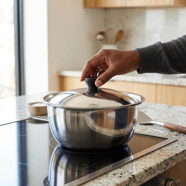 High-Quality Stainless Steel Soup Basin with Lid