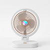Electric Desktop Fan with LED Light