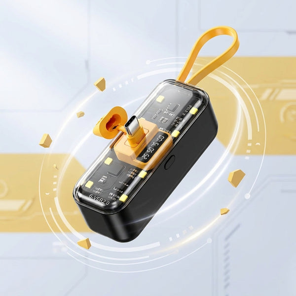 Transparent Capsule 5000mAh Mini Power Bank