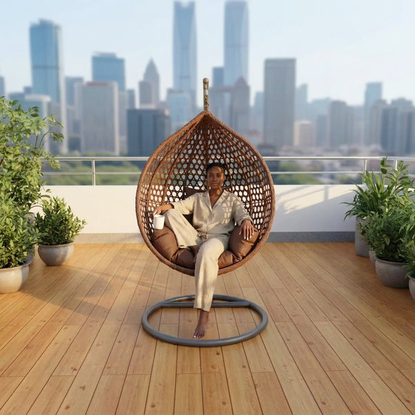 Modern Indoor-Outdoor Swing Chair