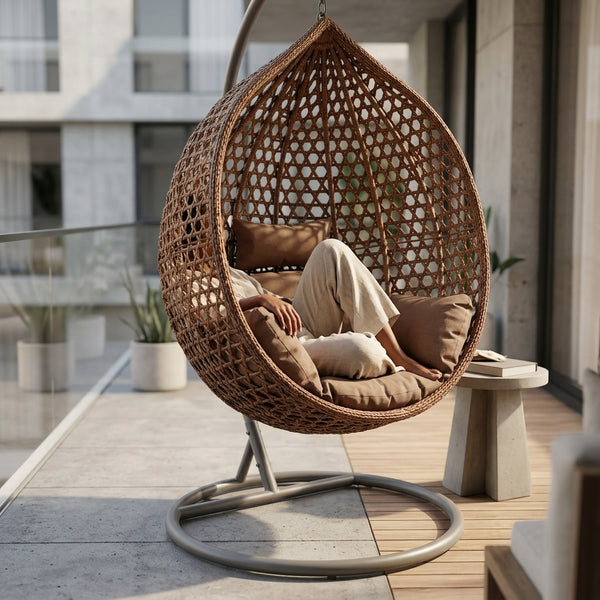Modern Indoor-Outdoor Swing Chair