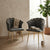 Luxury Rope Accent Dining Chair with Backrest Living Room Chair