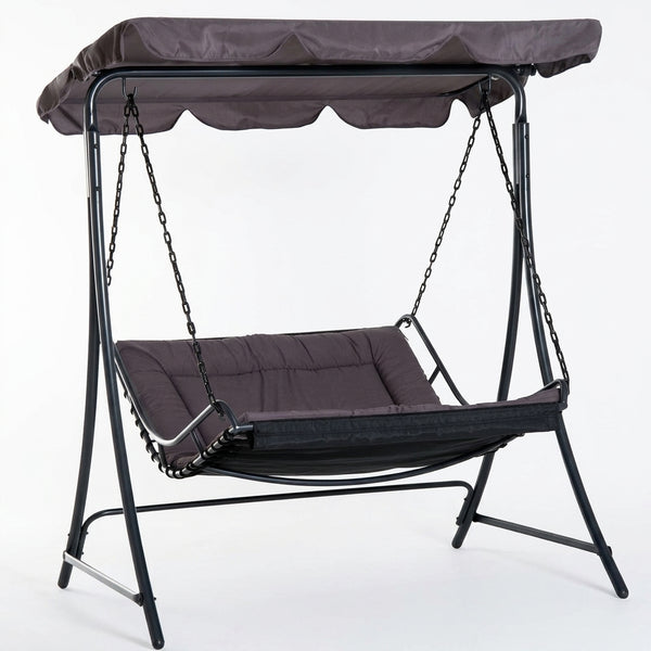 Swinging Hammock Garden Lounger with Roof