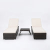 Outdoor Garden Lounge Daybed Wicker Deck Bed