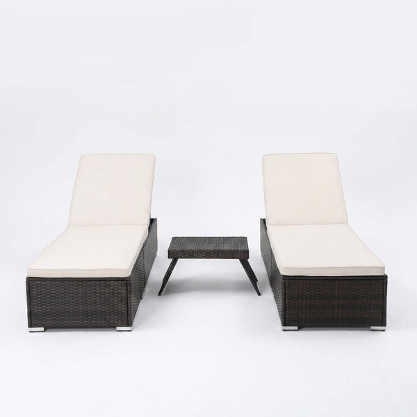Outdoor Garden Lounge Daybed Wicker Deck Bed