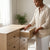 8 Drawer Fluted Wooden Dresser