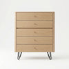 5-Drawer Wooden Chest of Drawers