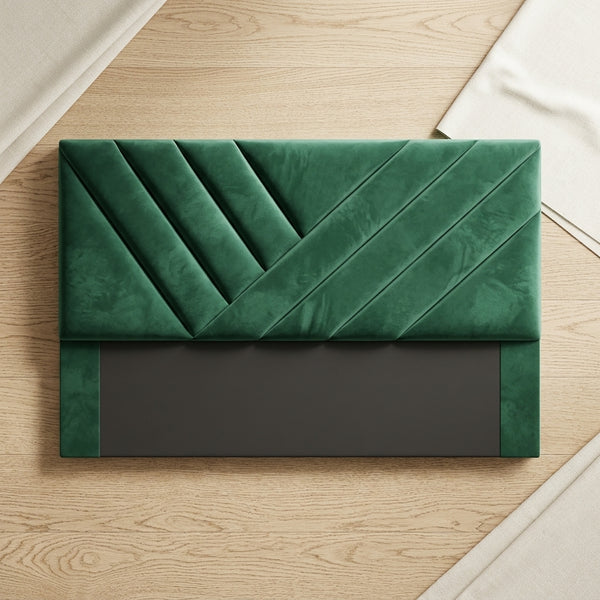 Stylish Chevron Channel Headboard Design Statement