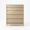 Modern 5-Drawer Wooden Storage Chest for Organized Homes