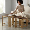 3-Piece Round Nesting Side Table Set for Modern Spaces