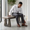 Modern Matte Solid Wood Bench