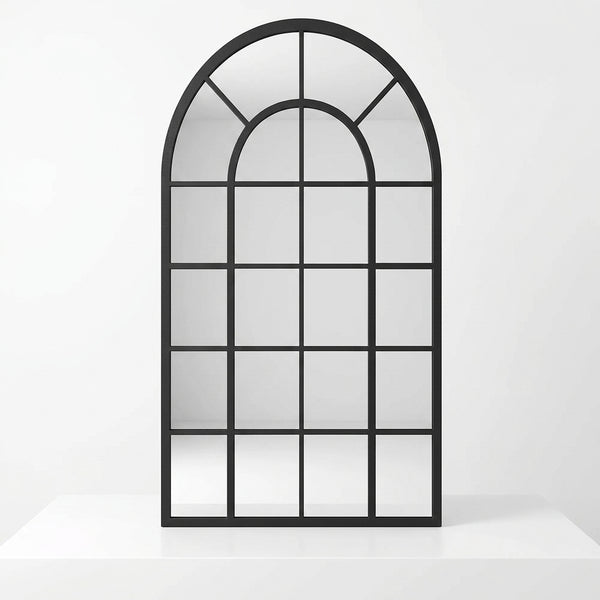 Decorative Metal Arched Wall Mirror