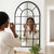Decorative Metal Arched Wall Mirror
