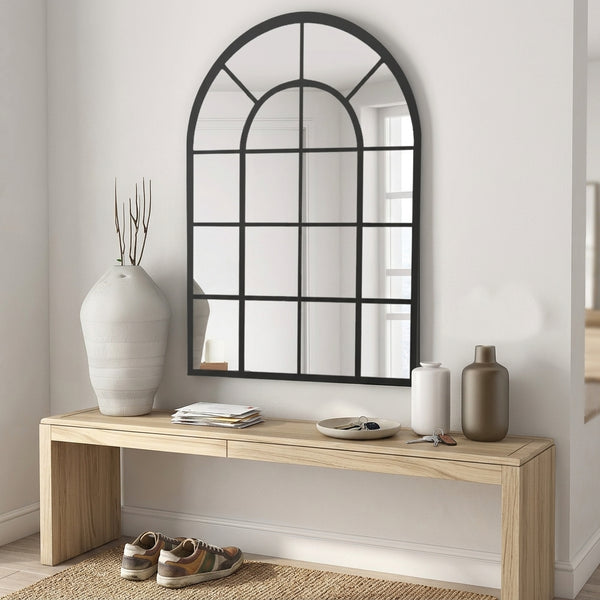 Decorative Metal Arched Wall Mirror