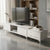 Stylish Modern Marble-Top TV Stand for a Chic Living Room