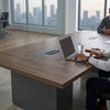 Modern Conference Table with Cable Management