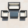Modern Design Poly Rattan Corner Sofa Set